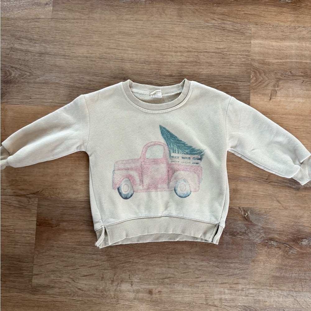 Christmas tree truck sweater